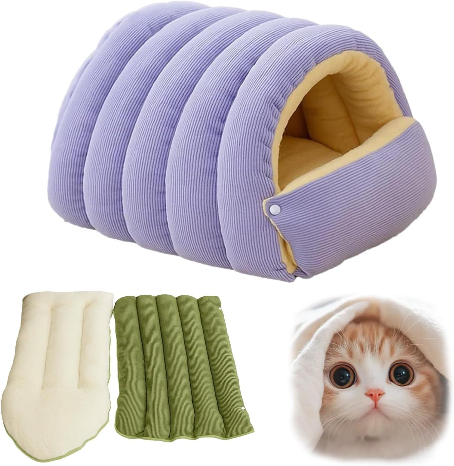 🐈Removable and Washable Winter Closed-off Cat Bed💝