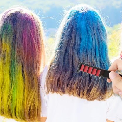Festive Fun Hair Chalk Combs