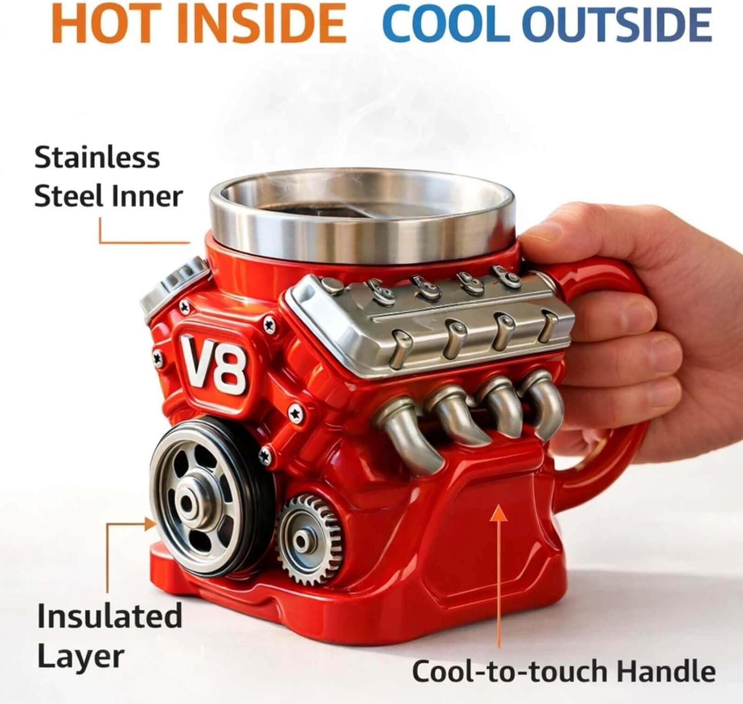 Car power engine cup