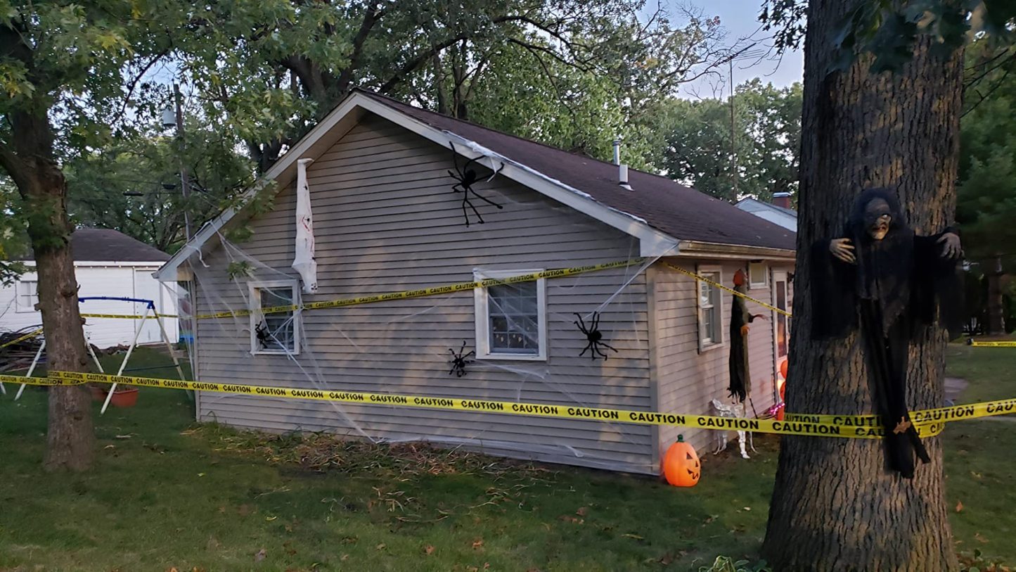 Halloween Yellow Caution Tape