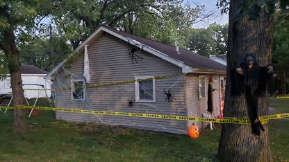 Halloween Yellow Caution Tape