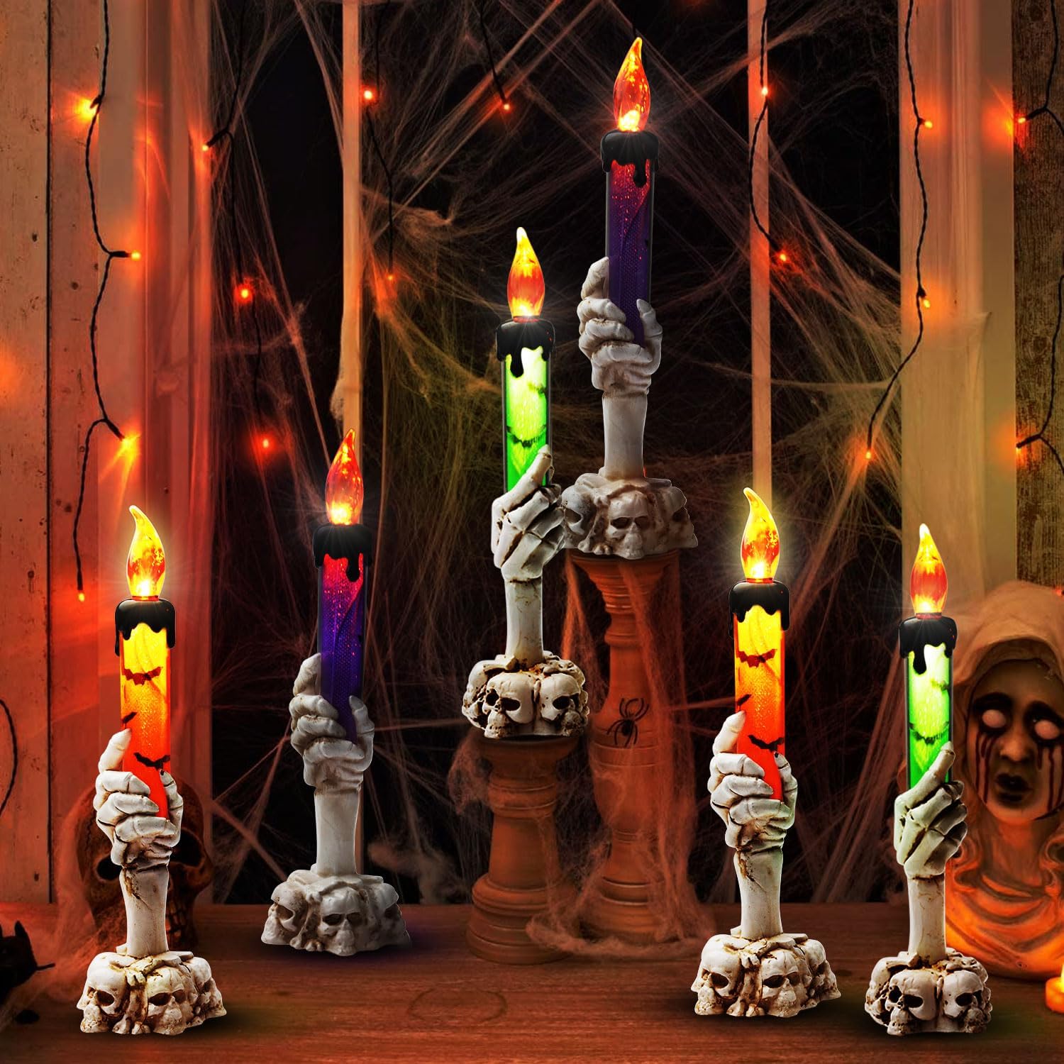 🕯Halloween Candle Light Stakes🕯