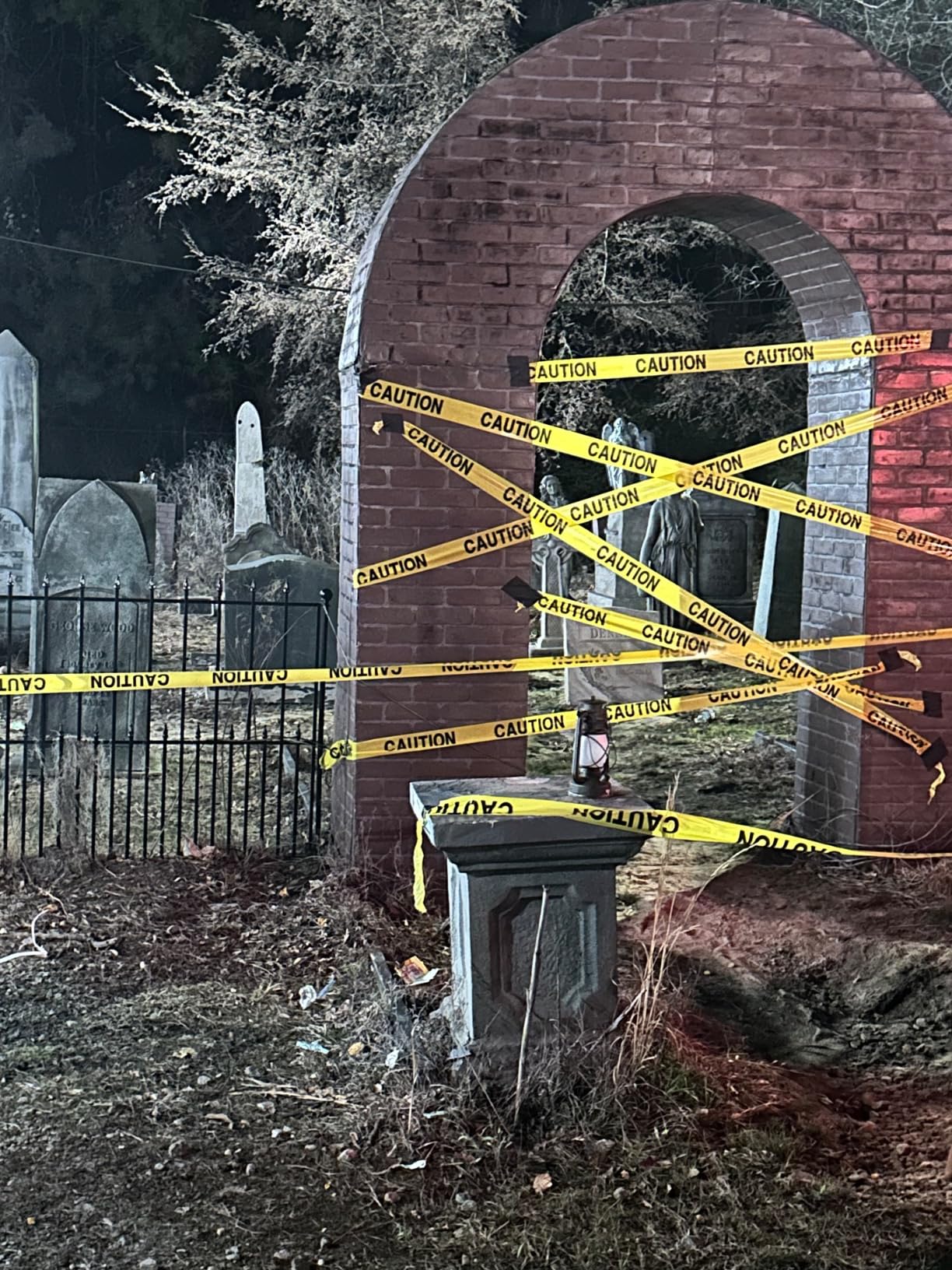 Halloween Yellow Caution Tape