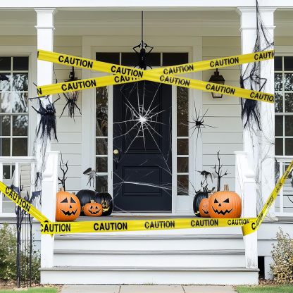 Halloween Yellow Caution Tape
