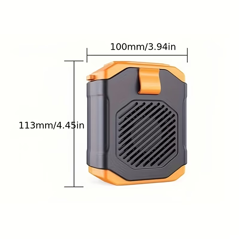 Wearable Waist Turbo Fan & Power Bank with Desktop Stand