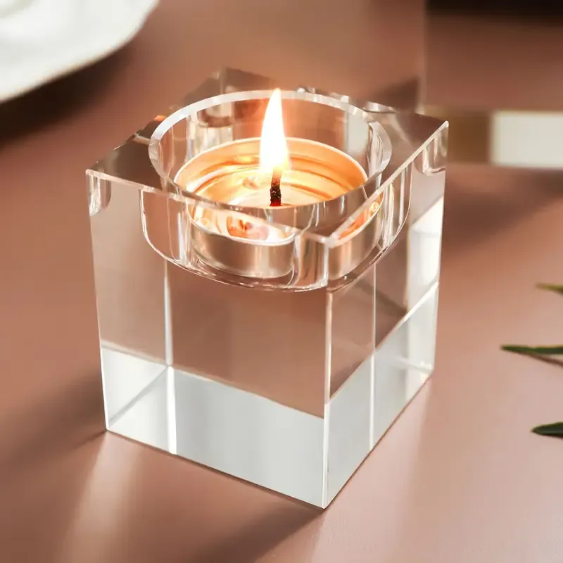 👦🏻👱🏻‍♀️Personalized 3D Photo Crystal Candle Holder🙎🏼‍♀️👧🏻