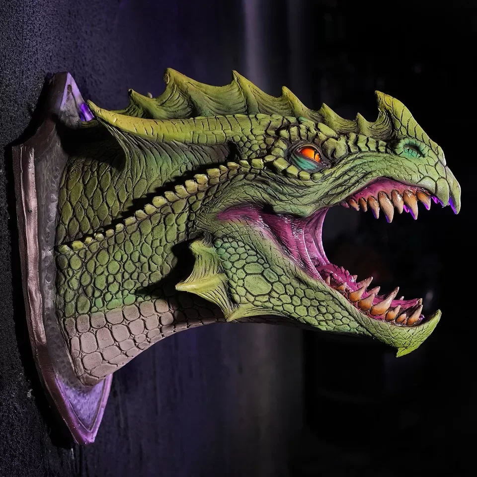 Dragon head wall decoration