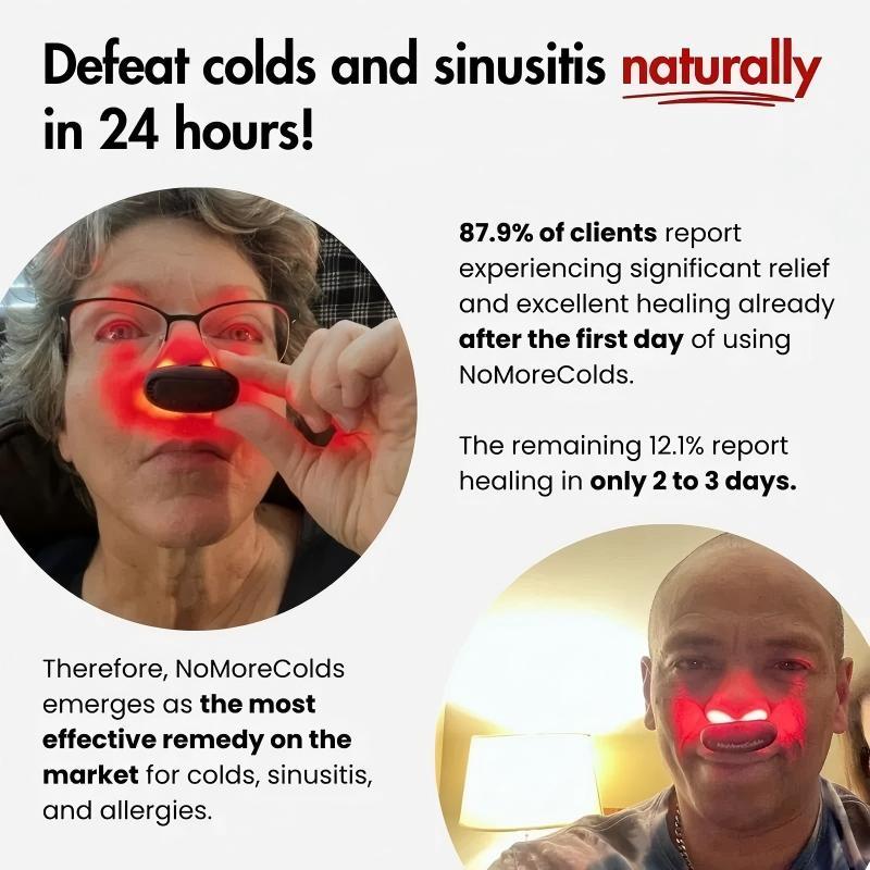 Naselio™|LED Nasal Device for Dry Nose & Sinus Comfort,USB-Rechargeable Light Therapy