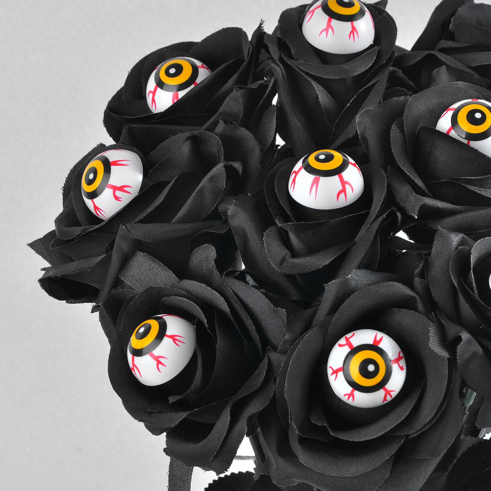 Halloween Flowers with Eyeball and Spider