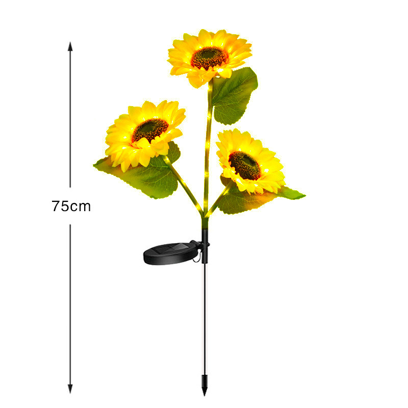 Solar Sunflower Lights