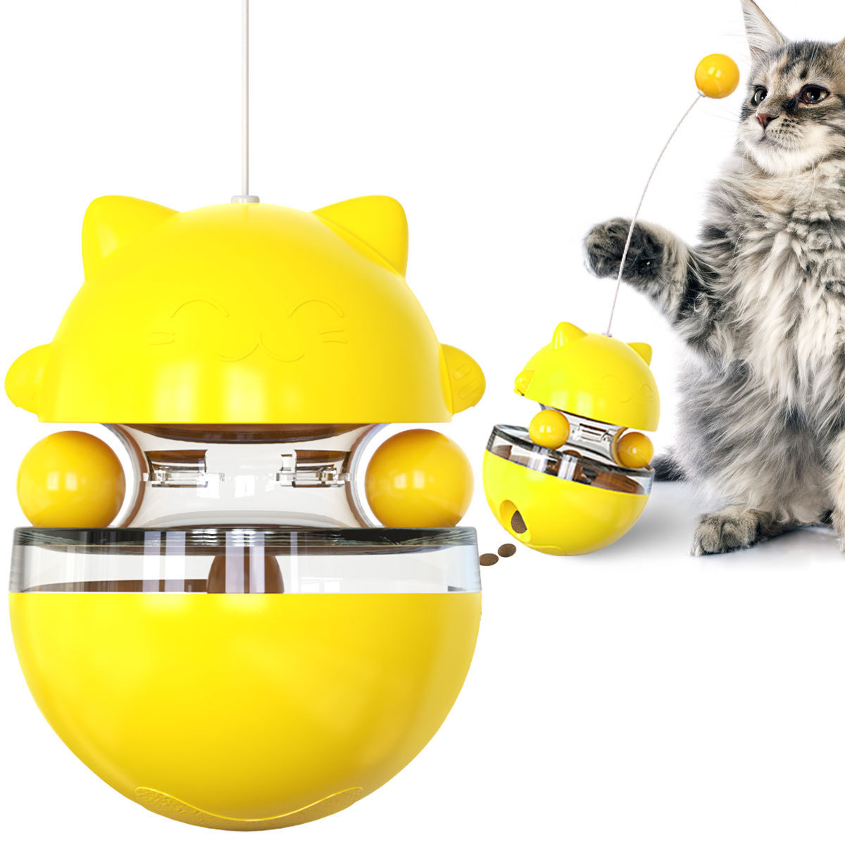 Adjustable food dispensing Cat Toys Ball