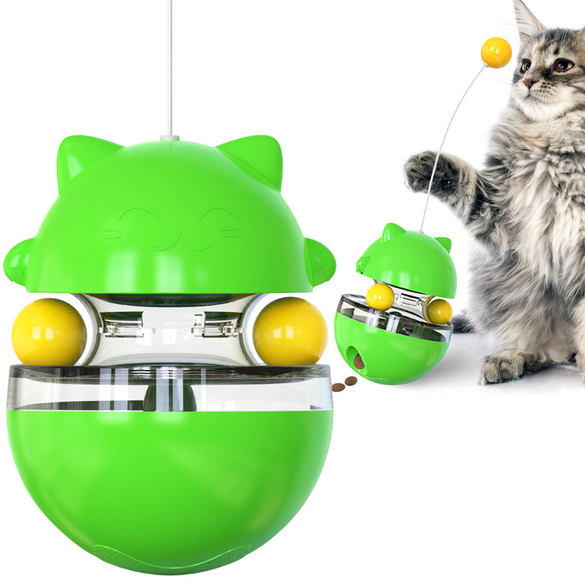 Adjustable food dispensing Cat Toys Ball