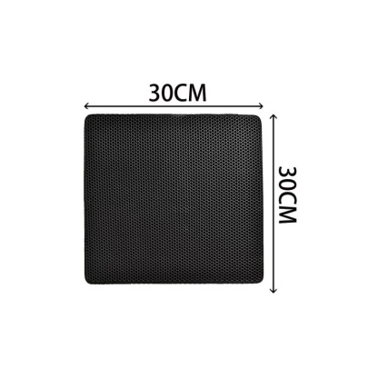 Cat Litter Mat 2Pics(Black&Grey)