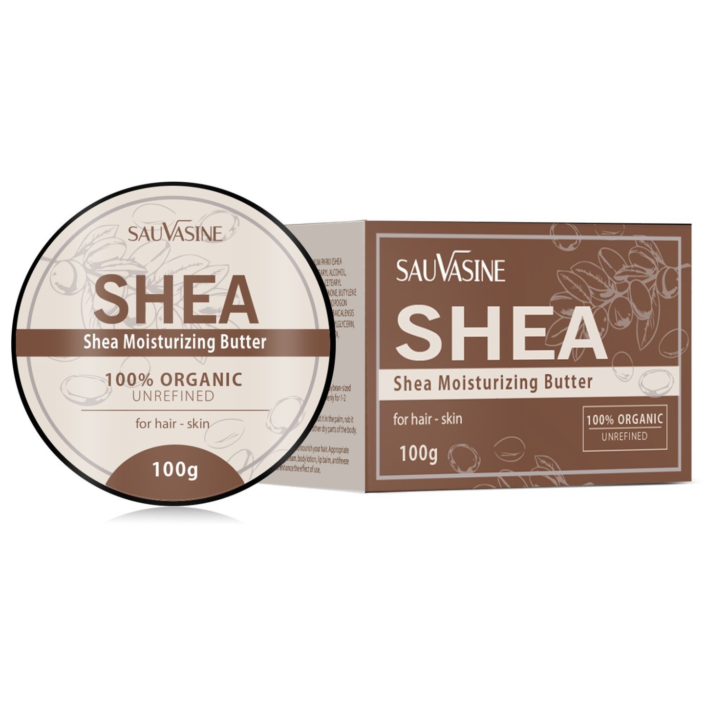 Organic Raw Shea Butter（100g）
