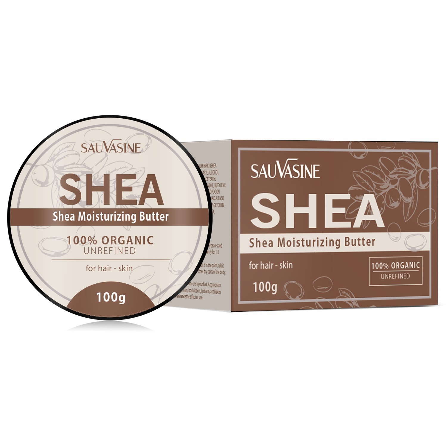 Organic Raw Shea Butter（100g）