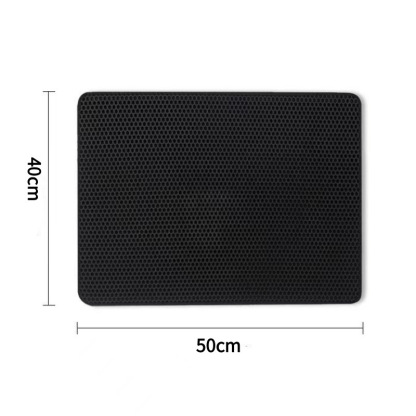 Cat Litter Mat 2Pics(Black&Grey)