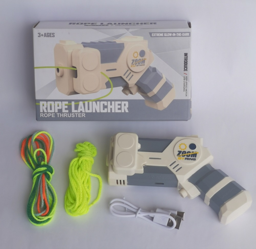 String Shooter Toy Lasso Loop Pro - Rechargeable Glow String Launcher