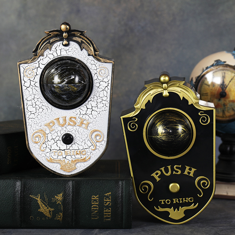 Halloween eyeball blinking doorbell decoration