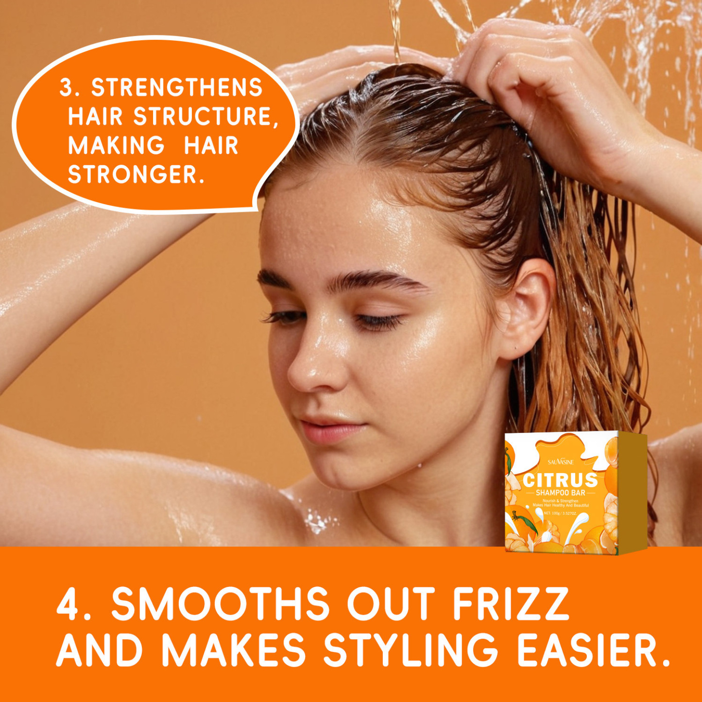 Citrous shampoo bar 100g/3.3oz