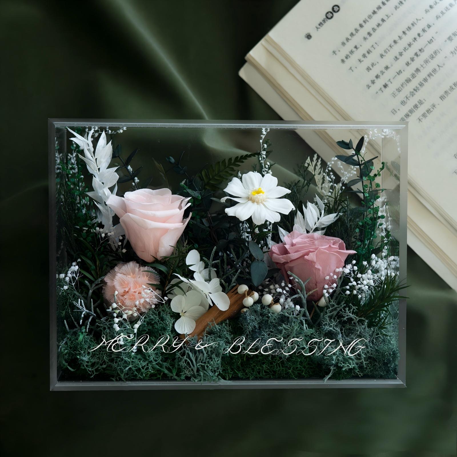 🌹Acrylic everlasting flower gift box🌹