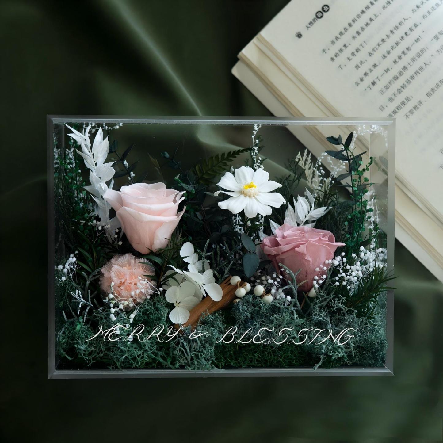 🌹Acrylic everlasting flower gift box🌹