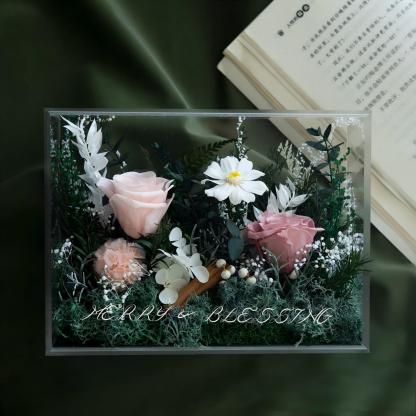 🌹Acrylic everlasting flower gift box🌹