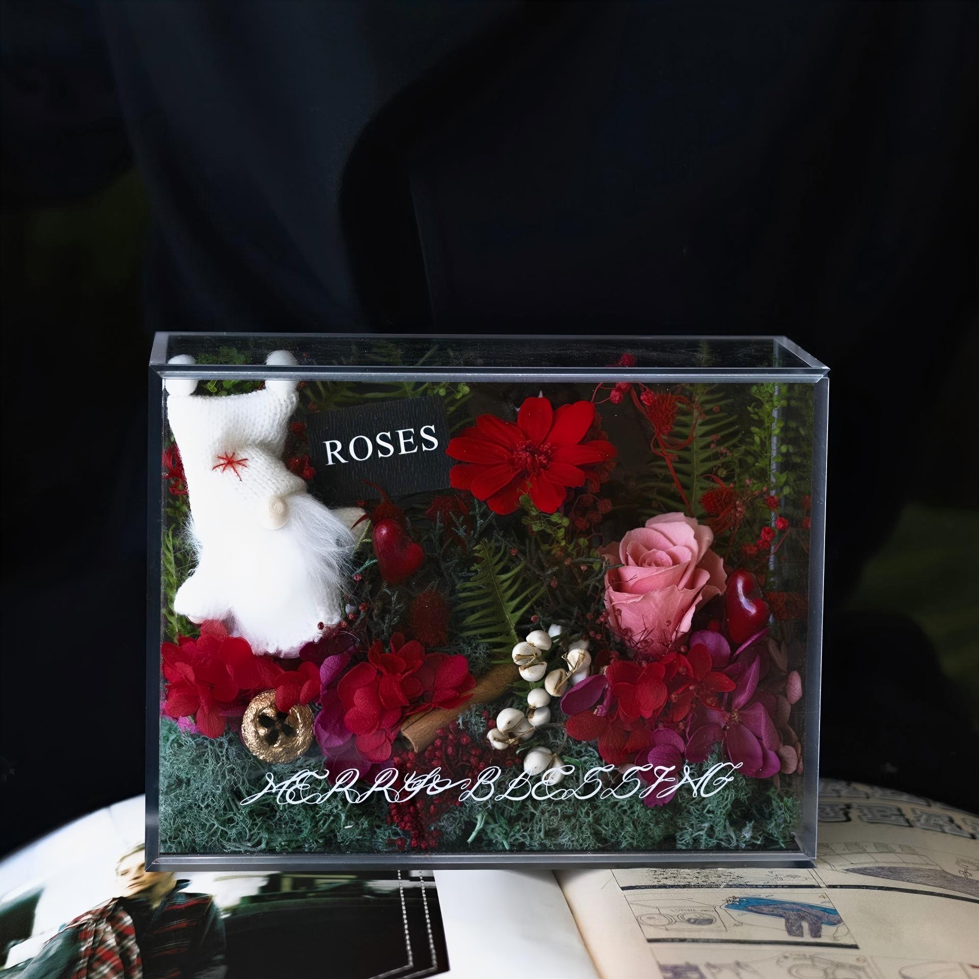 🌹Acrylic everlasting flower gift box🌹