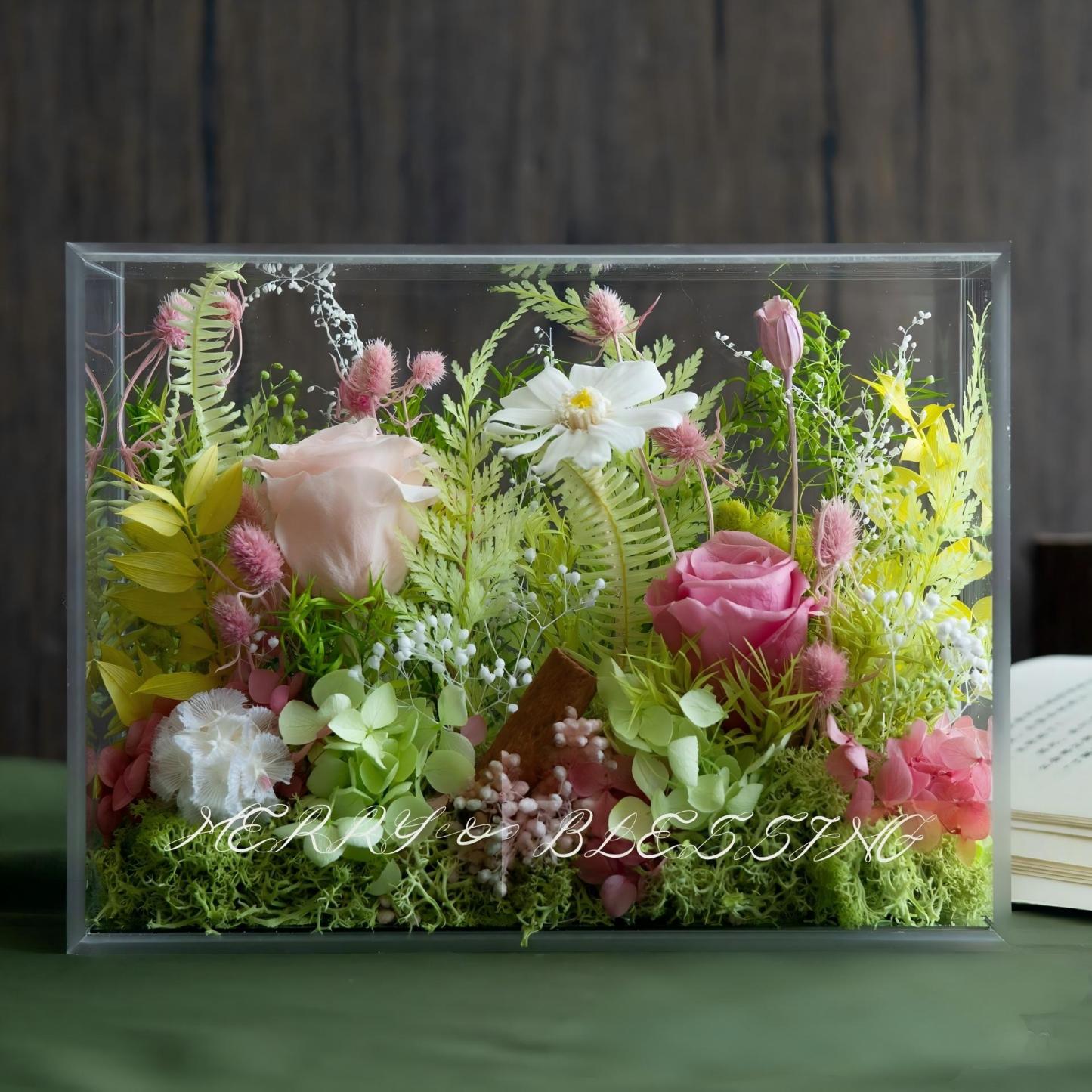 🌹Acrylic everlasting flower gift box🌹