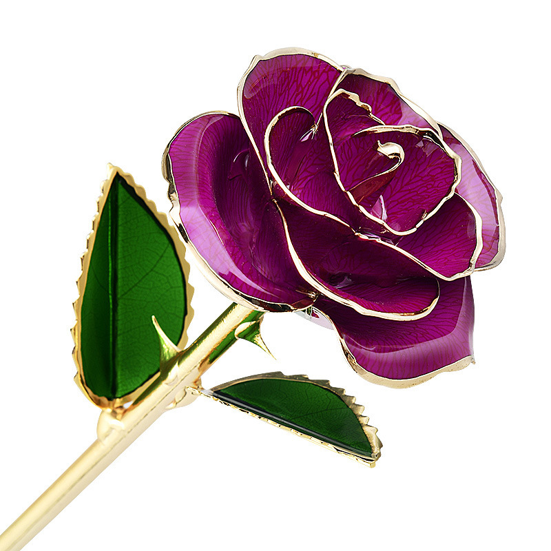 Real Rose Dipped in 24k Gold - Eternal Rose（Free shipping）