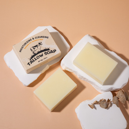 Beef tallow handmade soap