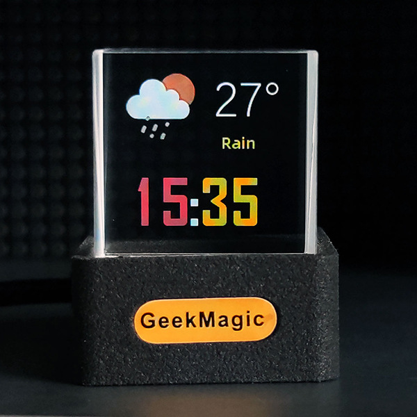 GeekMagic WiFi Holographic Crystal 3D Photo Display