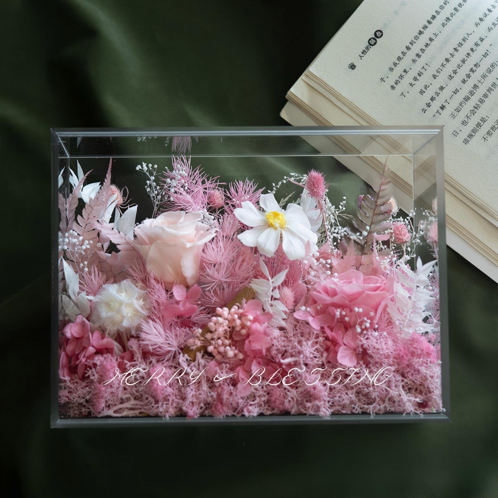 🌹Acrylic everlasting flower gift box🌹