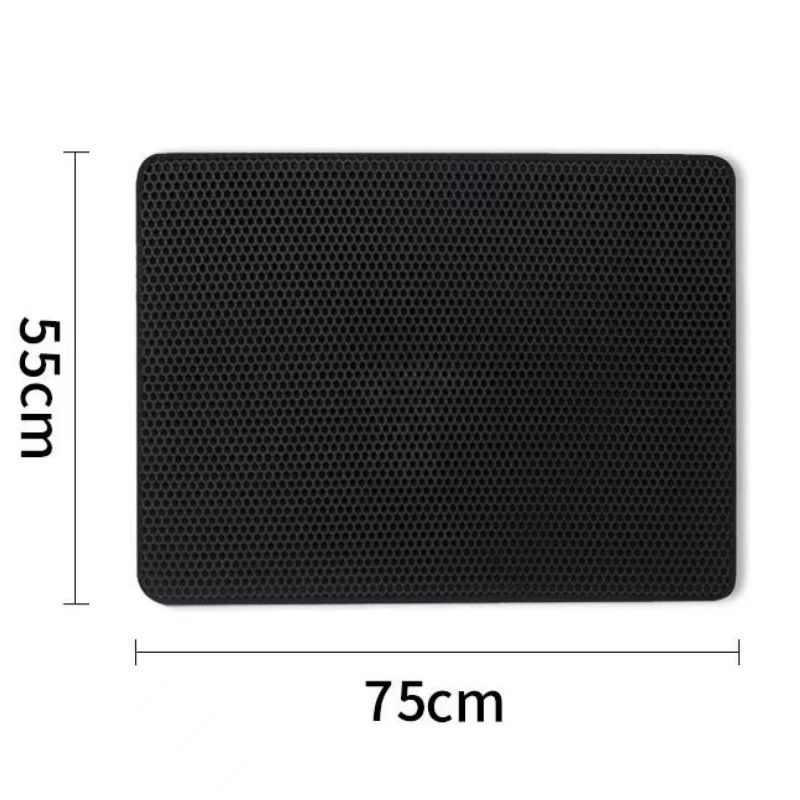 Cat Litter Mat 2Pics(Black&Grey)