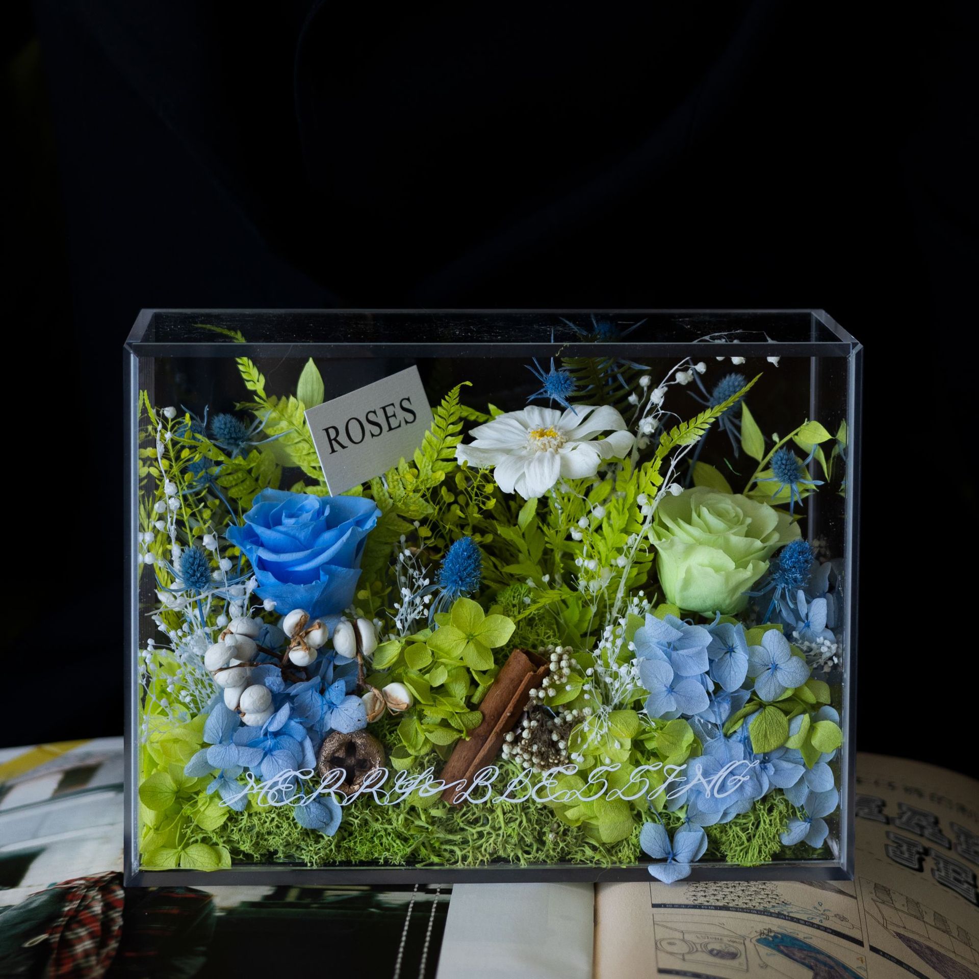 🌹Acrylic everlasting flower gift box🌹