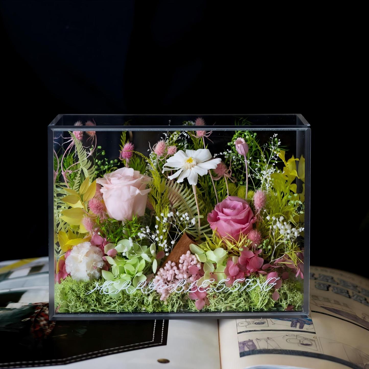 🌹Acrylic everlasting flower gift box🌹