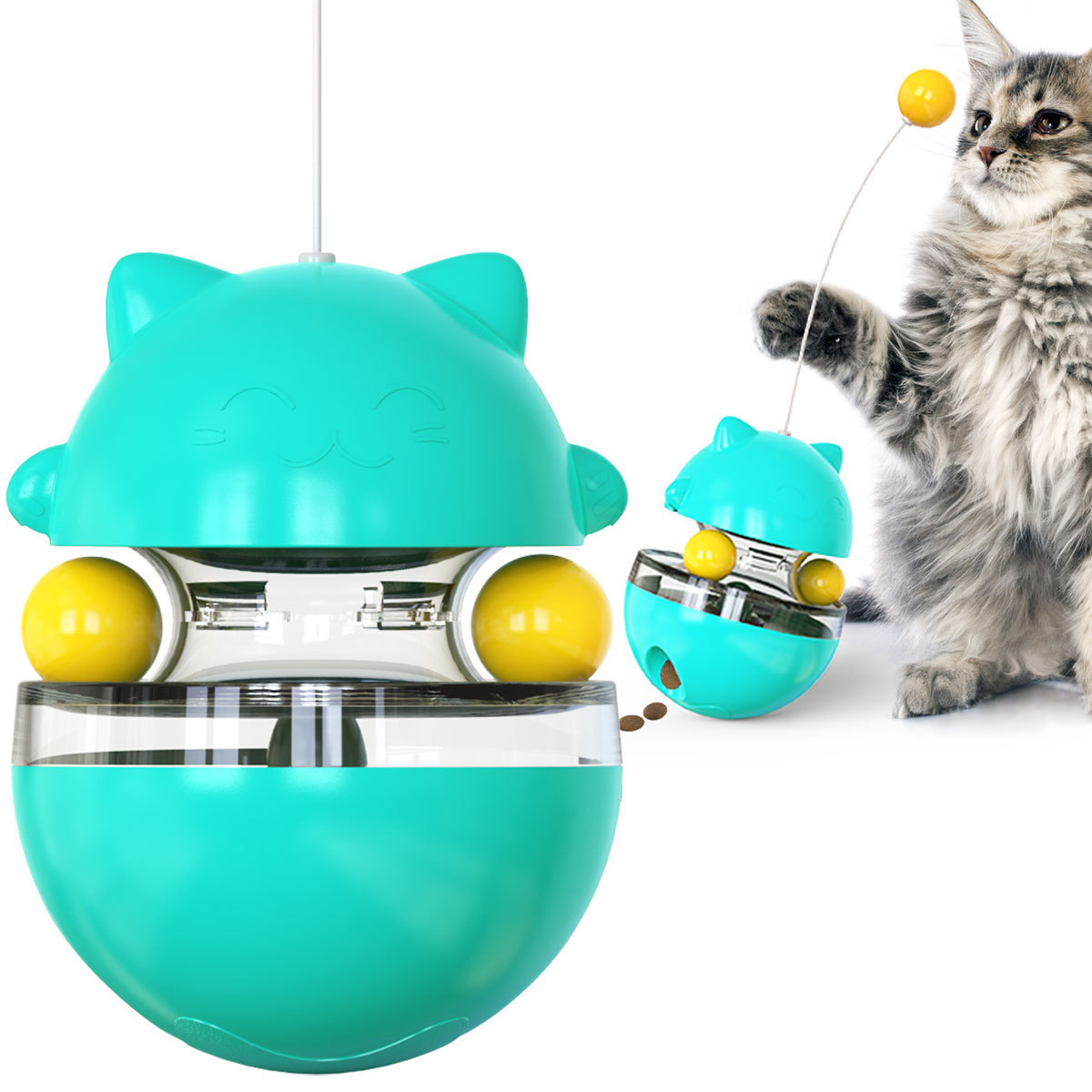 Adjustable food dispensing Cat Toys Ball