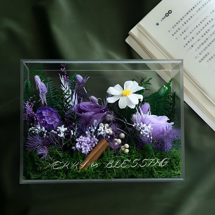 🌹Acrylic everlasting flower gift box🌹