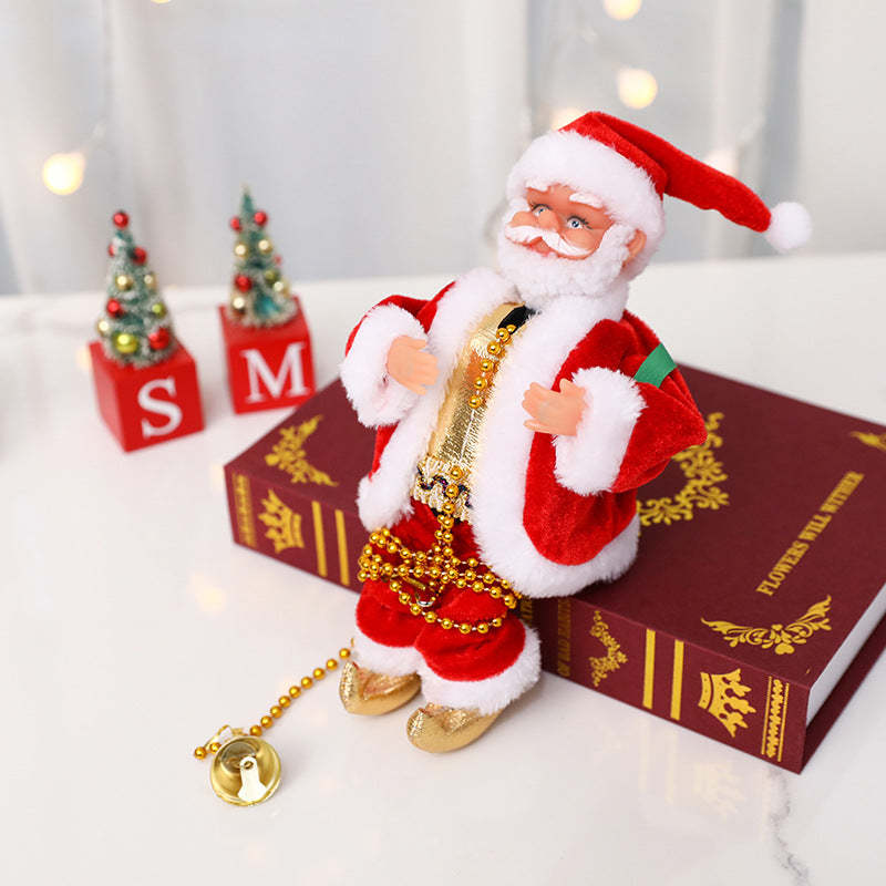 (🎄Pre Christmas Offer - Last Day Sale) Santa Claus Musical Climbing Rope