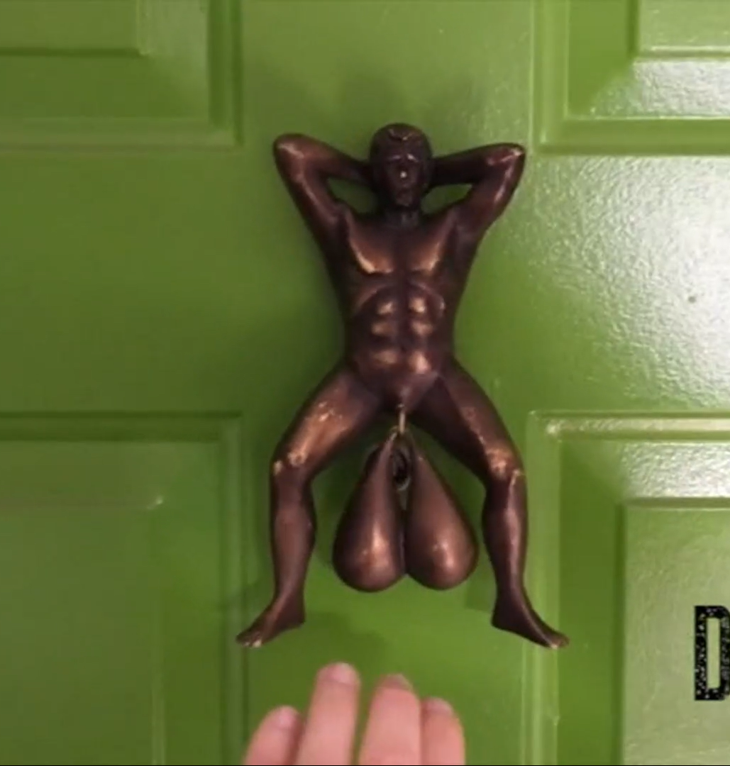 Funny Ball Door Knocker Gag Gift for Men