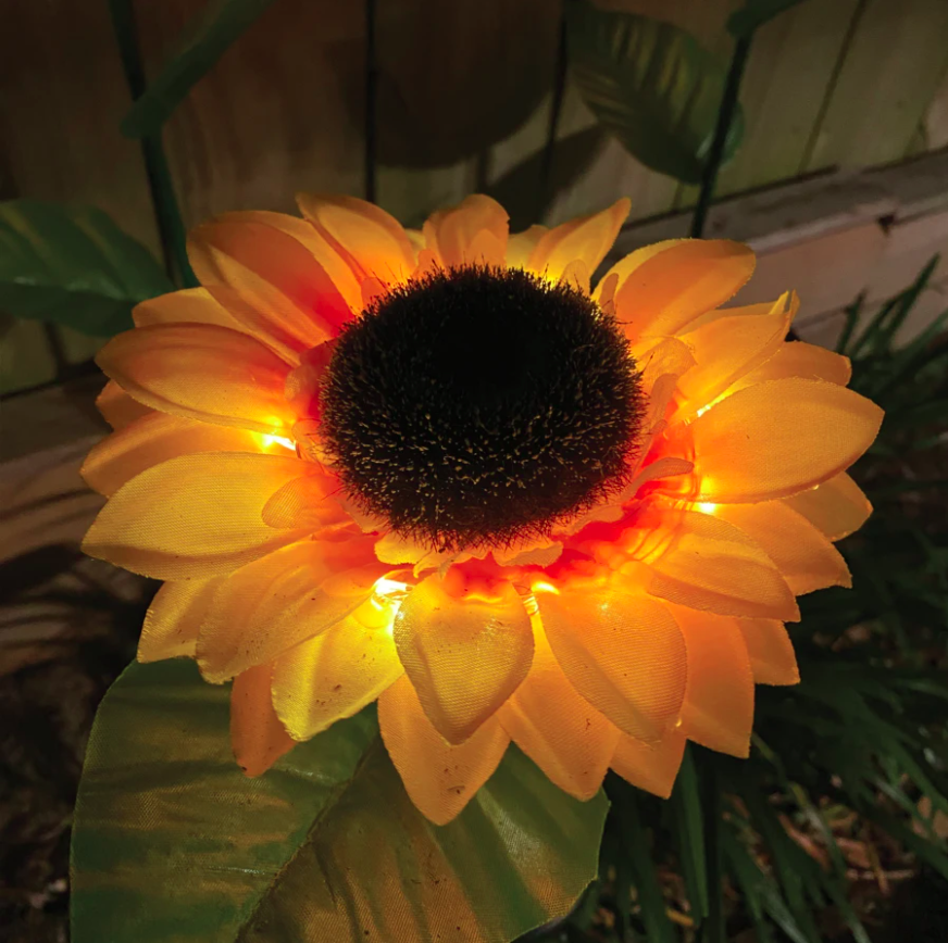 Solar Sunflower Lights
