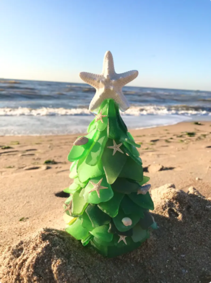 Sea Glass Christmas Tree