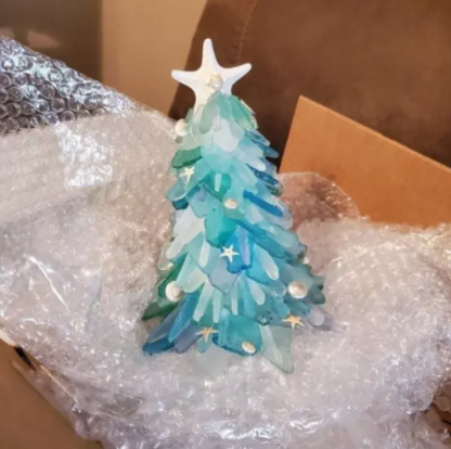 Sea Glass Christmas Tree