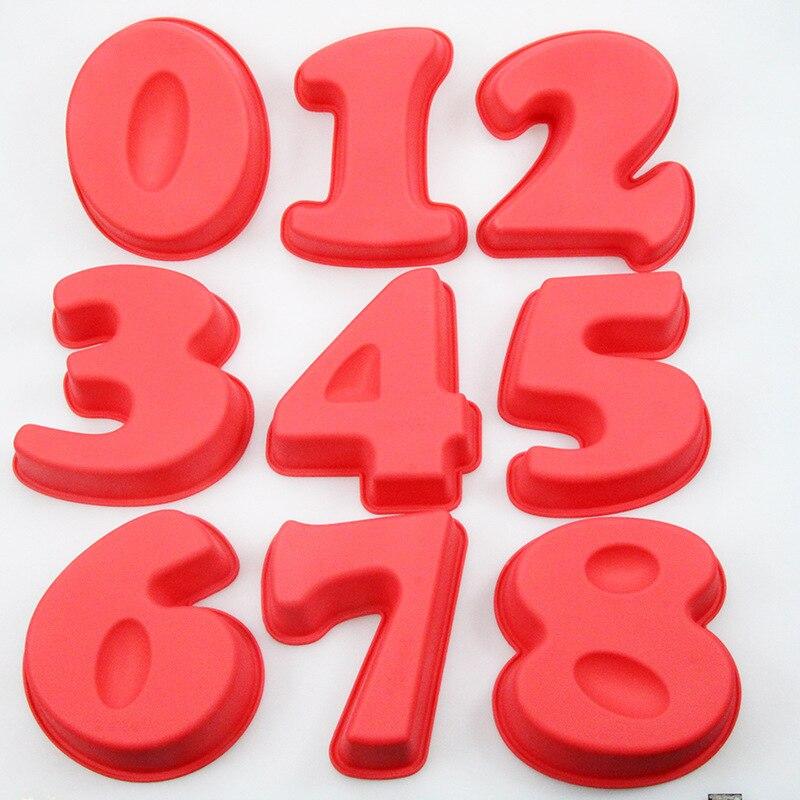 Numerical Cake Shape Molder