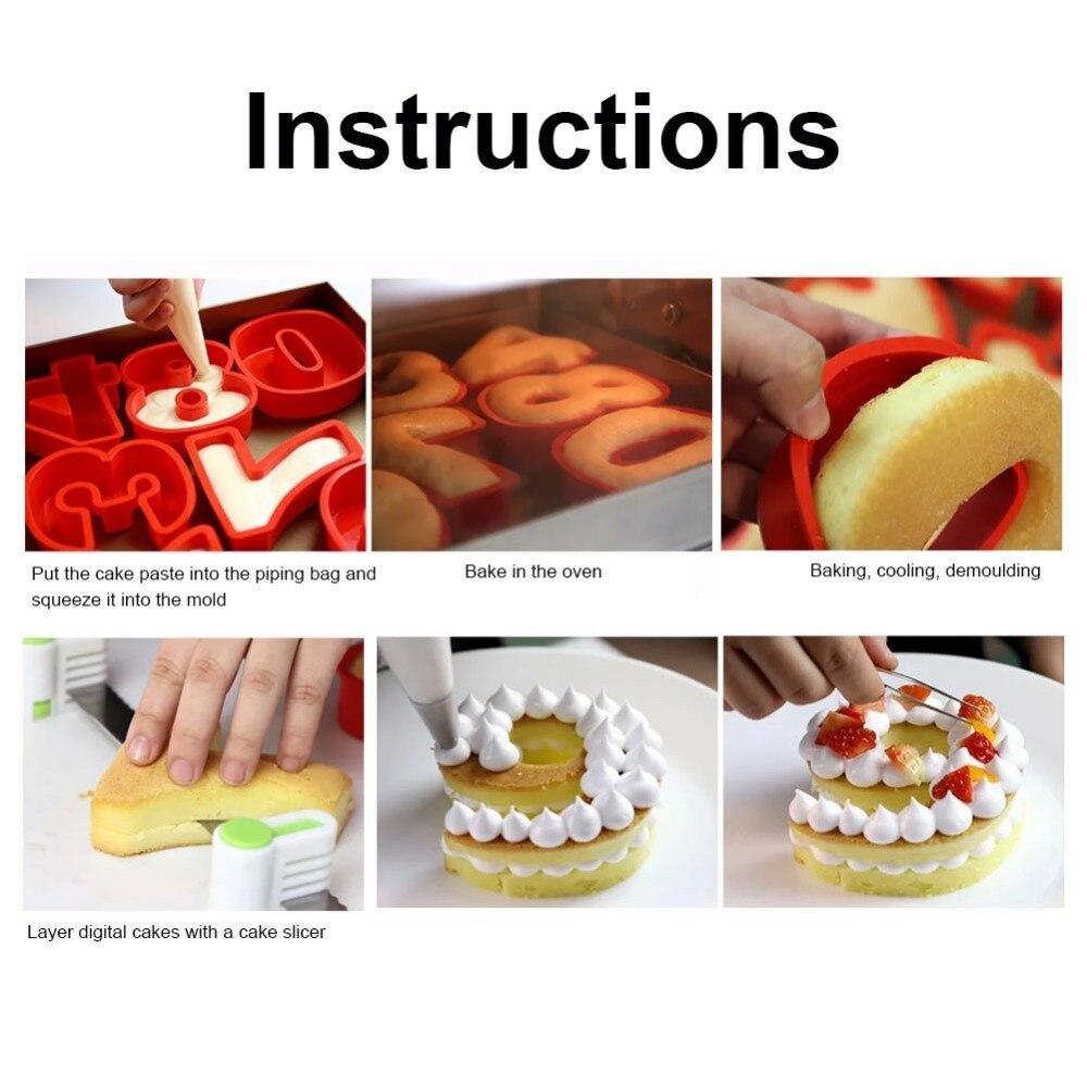 Numerical Cake Shape Molder