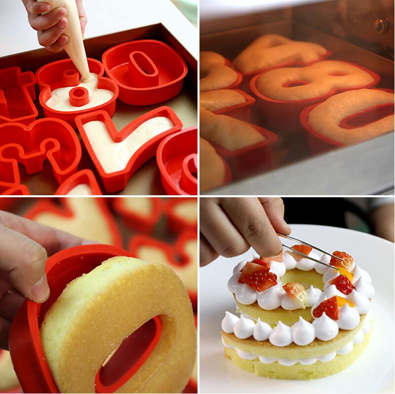 Numerical Cake Shape Molder