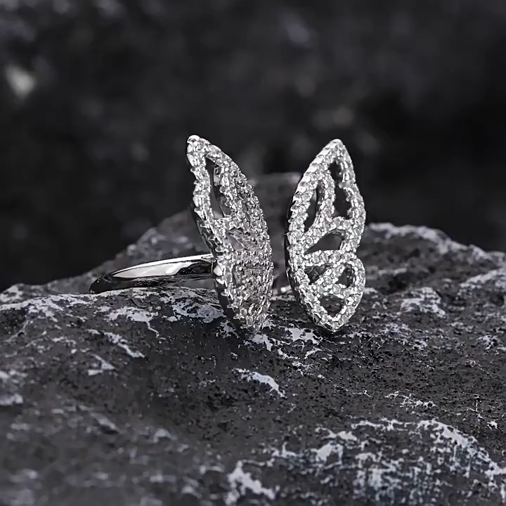 💍S925silver niche moissanite ring💍 Brilliant D/E Color VVS1