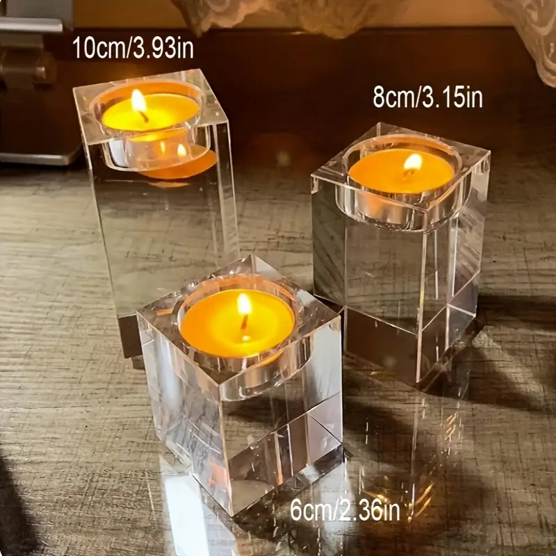 👦🏻👱🏻‍♀️Personalized 3D Photo Crystal Candle Holder🙎🏼‍♀️👧🏻