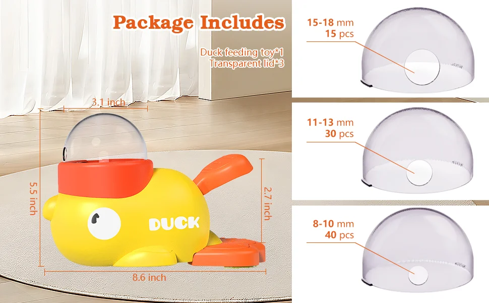 Duck Treat Dispenser, Duck Dog Treat Dispenser