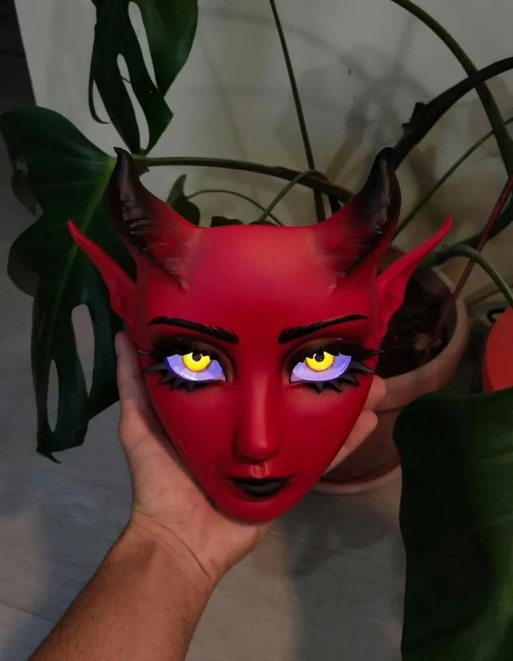 😈🔥Flash Sale 49% OFF 🎭Babydoll Mask: Quality and Adjustable for Comfort