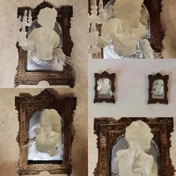 Gentleman Ghost in the Mirror Wall Plaque with luminous